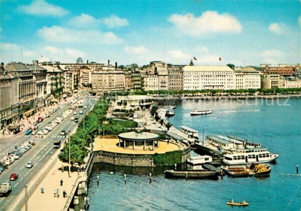 Hamburg Jungfernstieg und Binnenalster