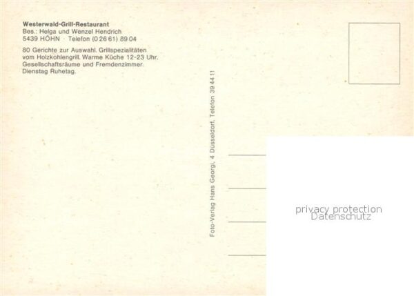 Hoehn Westerwald Grill Restaurant – Bild 2