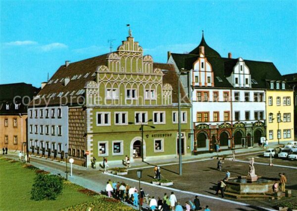 Weimar Thueringen Stadthaus und Lucas Cranach Haus Altsta