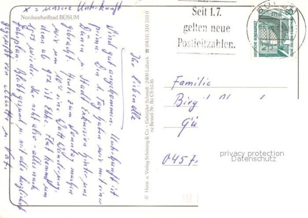 Buesum Nordseebad Hafen Fliegeraufnahme – Bild 2