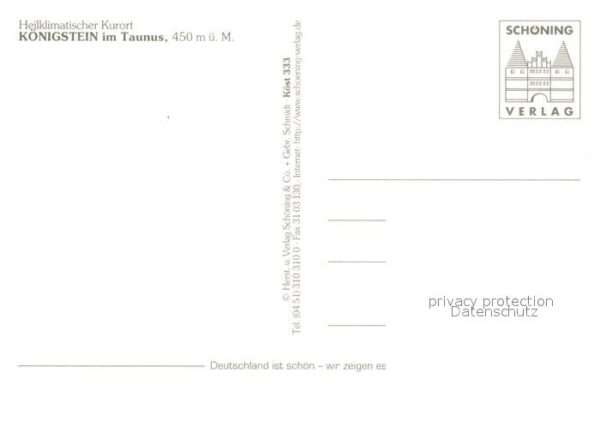 Koenigstein Taunus Heilklimatischer Kurort Wappen Fliegera – Bild 2