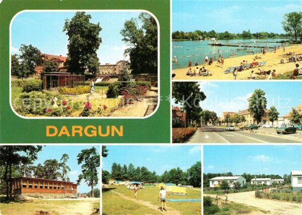 Dargun Mecklenburg-Vorpommern Heimattierpark Strandbad Gaststätte Sch