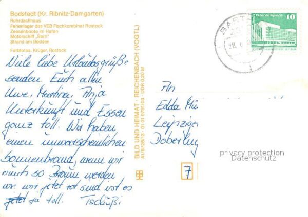Bodstedt Rohrdachhaus Ferienlager Zeesenboote Ha – Bild 2