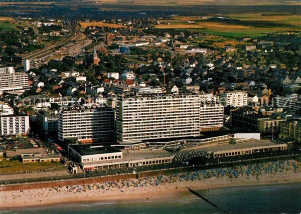 Westerland Sylt Nordseeheilbad Kurzentrum Fliegeraufnah