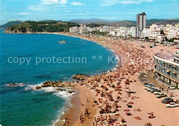 Lloret de Mar Vista general de su gran playa Strand