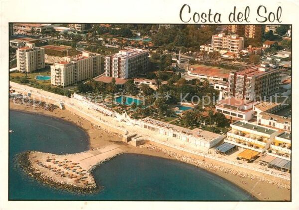 Benalmadena Costa Paseo Maritimo vista aerea