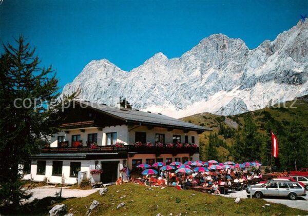 Ramsau Dachstein Steiermark Gasthof Hunerkogel Dachstein Südwandbah