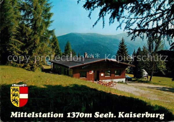 Bad Kleinkirchheim Kaernten Jausenstation Bachler Mittelstation Kai