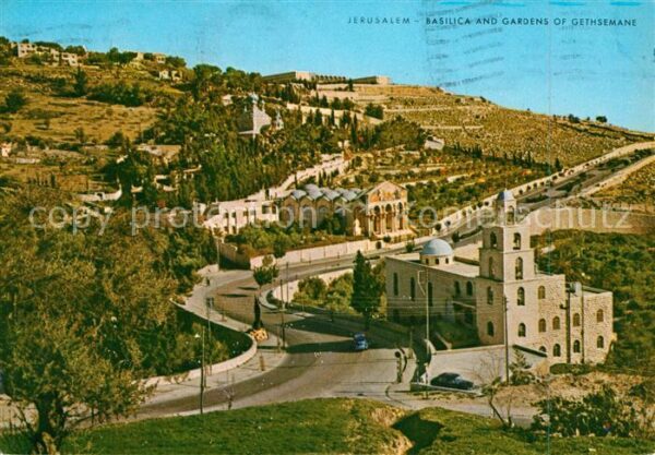 Jerusalem Yerushalayim Basilica and Gardens of Gethsemane