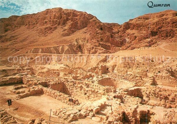 Qumran Essene settlement cistern dating back t