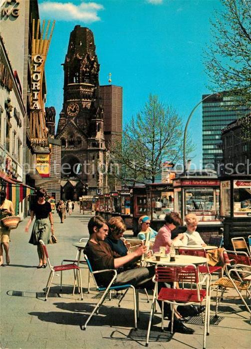 Berlin Kurfürstendamm mit Gedächtniskirche und