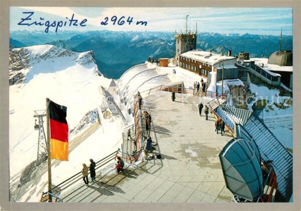 Zugspitze deutsch österreichische Bergstation Lec