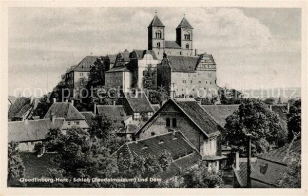Quedlinburg Schloss Feudalmuseum und Dom