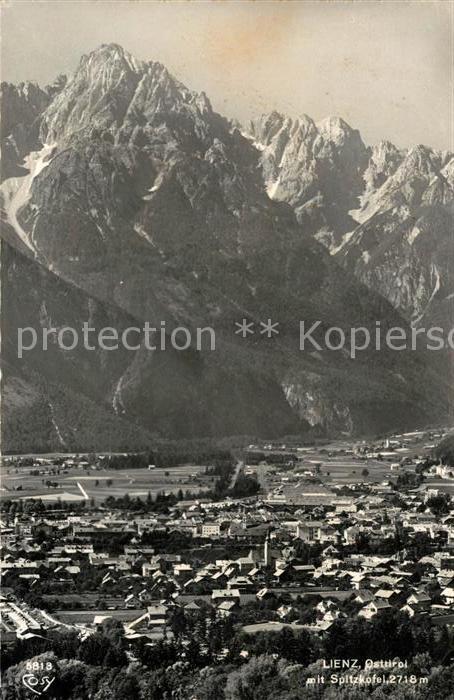 Lienz Tirol Panorama mit Spitzkofel Lienzer Dolomit