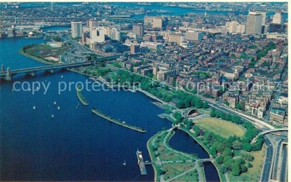 Cambridge Massachusetts Charles River Basin Storrow Drive Longf