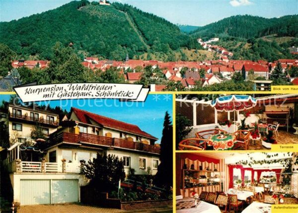 Bad Lauterberg Panorama Kurpension Waldfrieden Gästeha