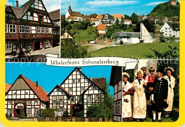 Schwalenberg Historisches Rathaus Burg Fachwerkhäuse