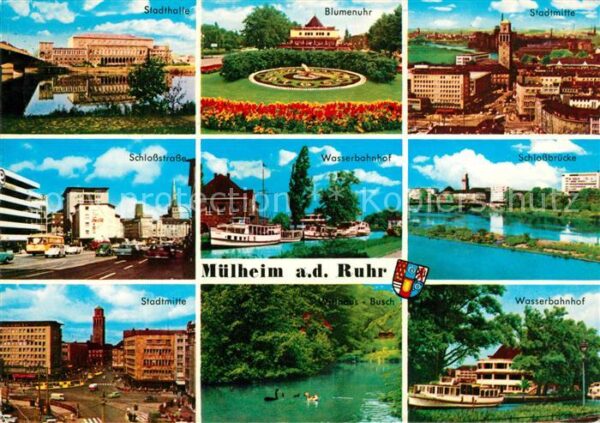 Muelheim Ruhr Stadthalle Schlossstrasse Stadtmitte Bl