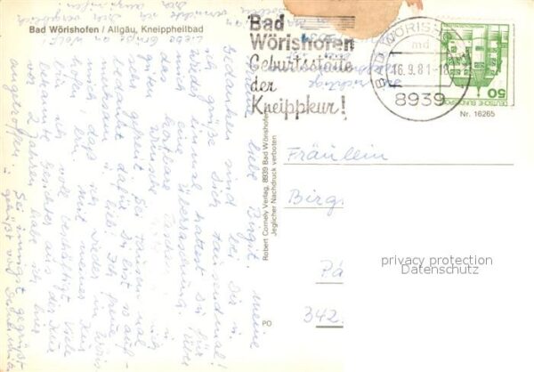 Bad Woerishofen Teilansichten Kneippheilbad Fussgängerz – Bild 2