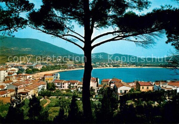 Marina di Campo Panorama Küste