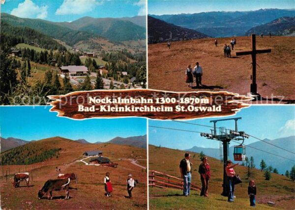 St Oswald Kaernten Nockalmbahn Berghaus Kabinenbahn Gipfel