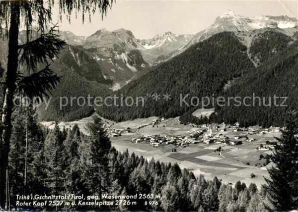 Trins Innsbruck Panorama gegen Wasenwand Roter Kopf Kes