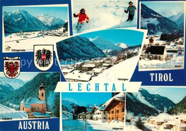 Lechtal Wintersportplätze in der Umgebung Alpen