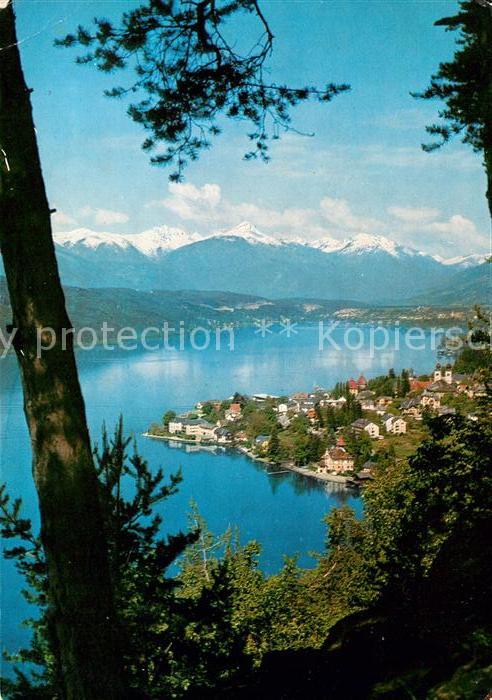 Millstatt Millstaettersee Panorama Alpenblick