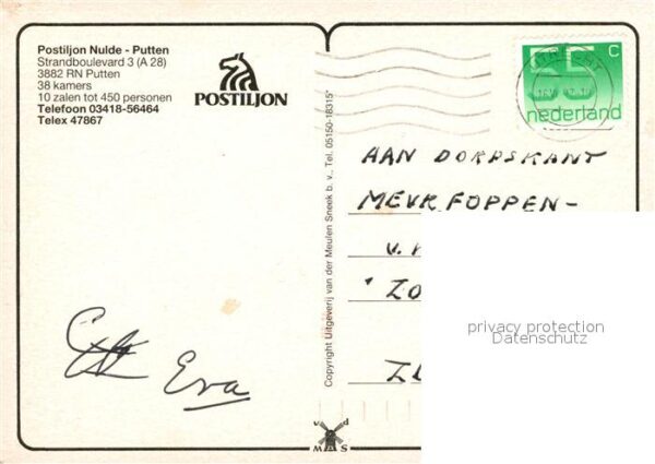 Putten Gelderland Postiljon Nulde Restaurant Terrasse Win – Bild 2