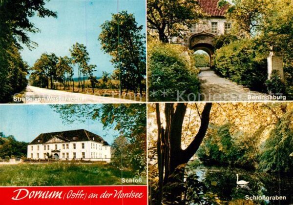 Dornum Ostfriesland Strasse von Westeraccum Beningaburg Sch
