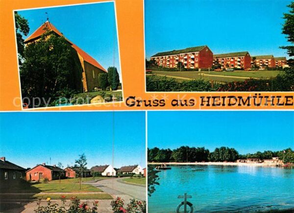 Heidmuehle Friesland Teilansichten Wohnblocks Siedlung Bades