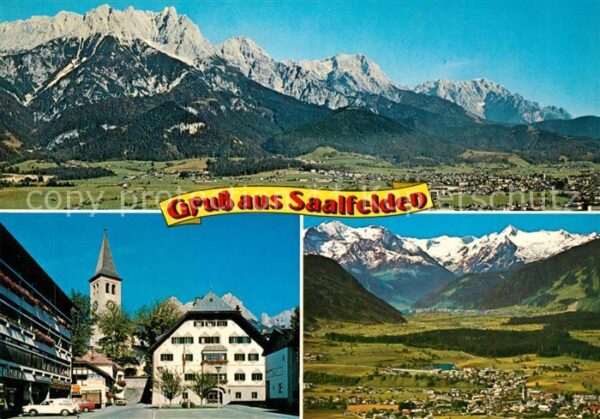 Saalfelden Steinernes Meer Panorama Hochkönig Hauptplatz Breithorn