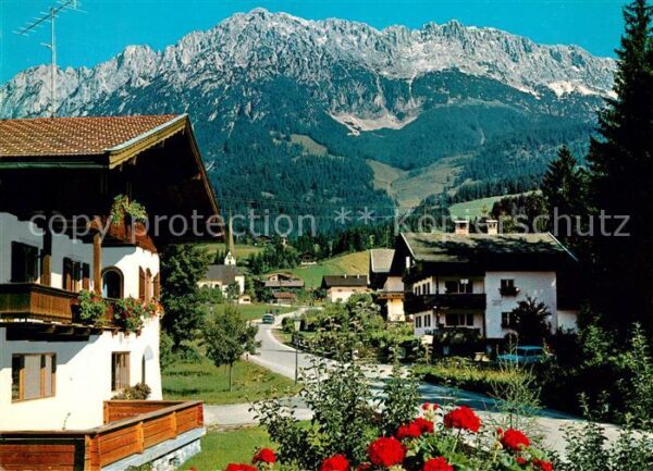 Scheffau Wilden Kaiser Dorfpartie