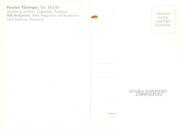 Dorfgastein Pension Köstinger – Bild 2