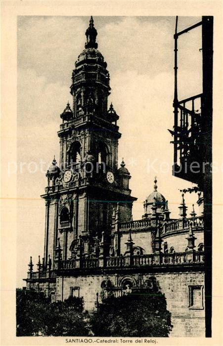 Santiago de Compostela Catedral Torre del Reloj