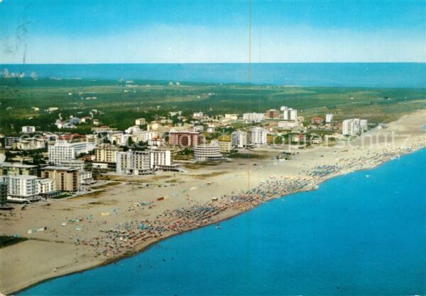 Lido di Bibione Strand Fliegeraufnahme
