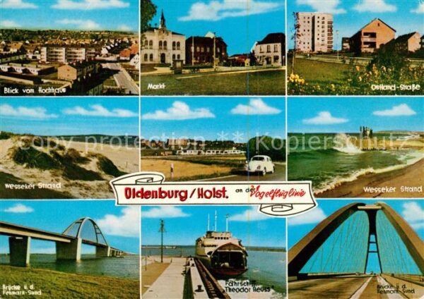 Oldenburg Holstein Panorama Markt Ostland Strasse Fehmarns