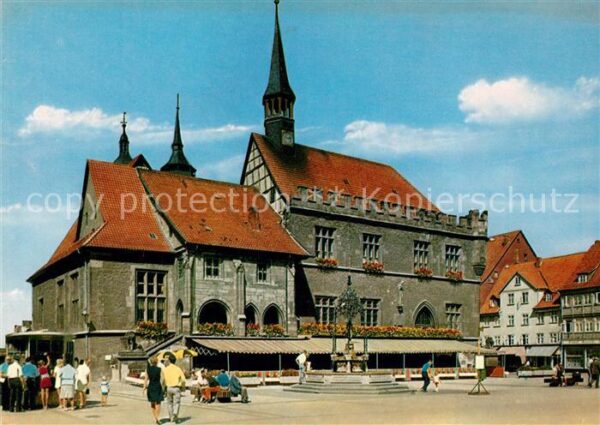 Goettingen Niedersachsen Das Rathaus Marktplatz