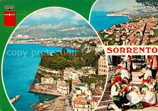 Sorrento Campania Fliegeraufnahmen Folklore