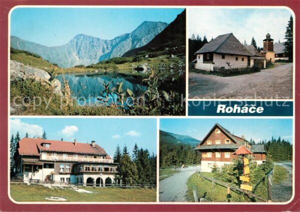 Rohace Volovec a Ostry Rohac Skanzen Chata v O