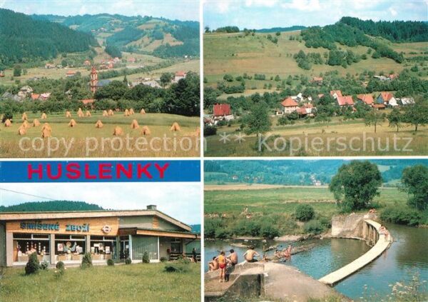 Huslenky Celkovy pohled Kychova Prodejna Jednoty