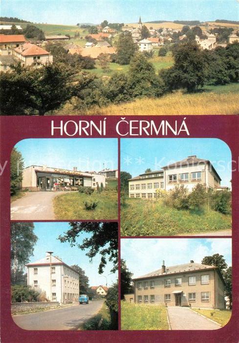 Horni Cermna Celkovy pohled Prodejna potravin ZS MNV