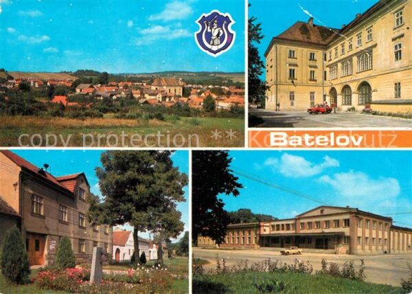 Batelov Celkovy pohled Zamek Pomnik Borovskeho