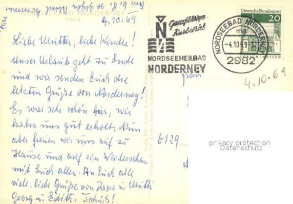 Norderney Nordseebad Fliegeraufnahme – Bild 2