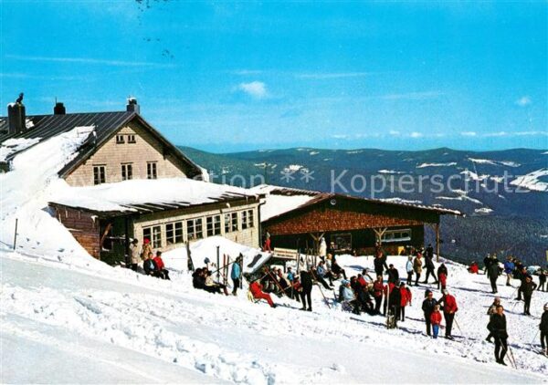 Bayerisch Eisenstein Arberschutzhaus Grosser Arber Winterspo