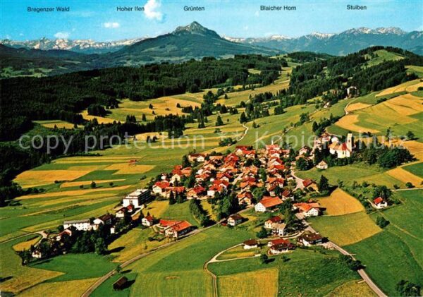 Mittelberg Oy mit Grünten und Allgäuer Alpen Vorarlbe