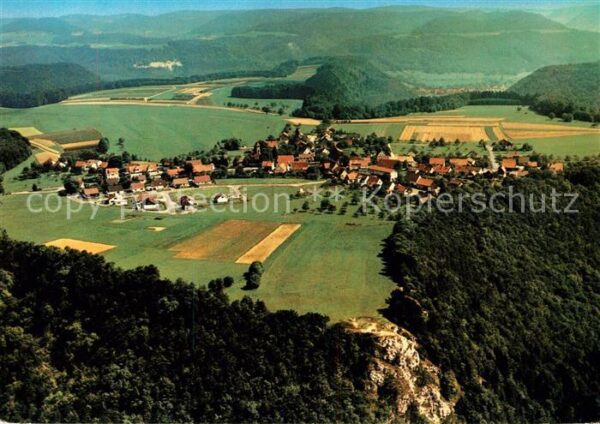 Burgfelden mit Böllat Schwäbische Alb Fliegeraufna