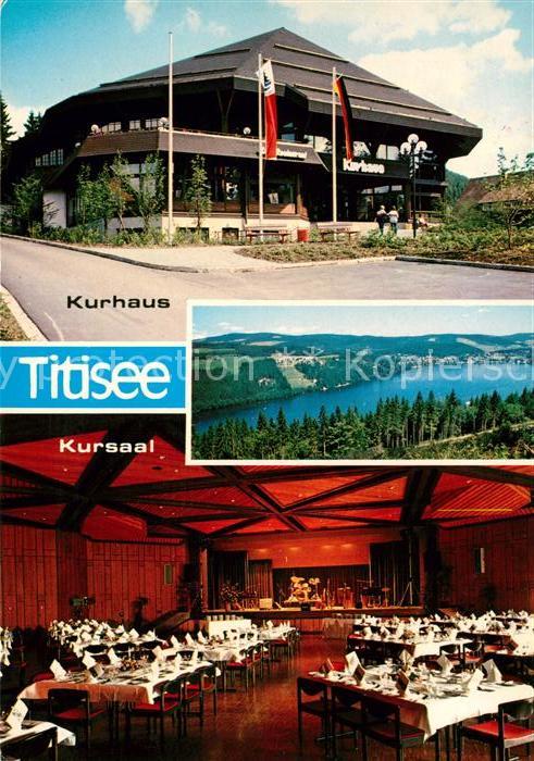 Titisee Kurhaus Kursaal Landschaftspanorama Sch