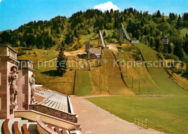 Garmisch-Partenkirchen Olympia Skistadion im Sommer