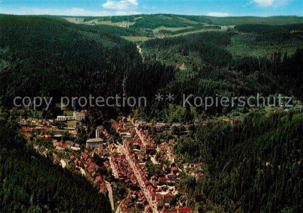 Triberg Schwarzwald Fliegeraufnahme